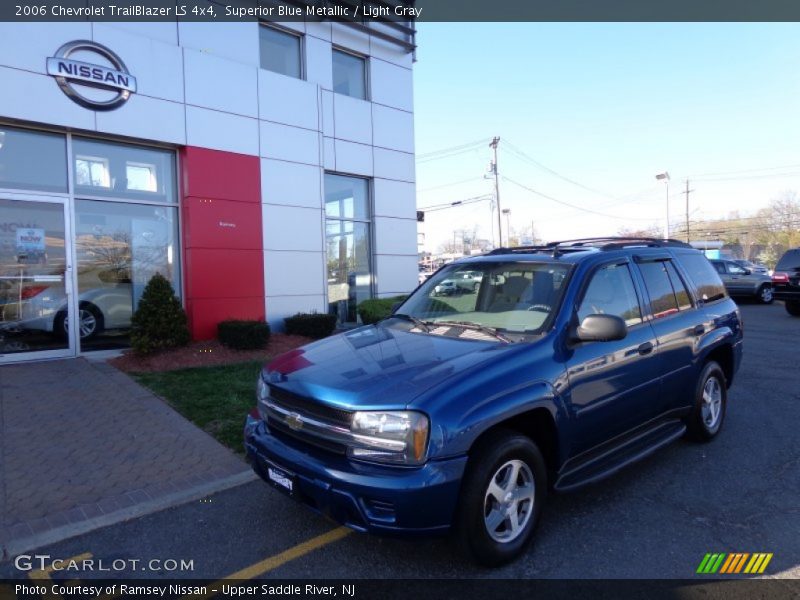 Superior Blue Metallic / Light Gray 2006 Chevrolet TrailBlazer LS 4x4