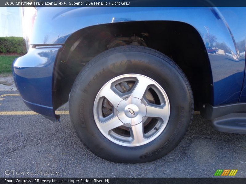 Superior Blue Metallic / Light Gray 2006 Chevrolet TrailBlazer LS 4x4
