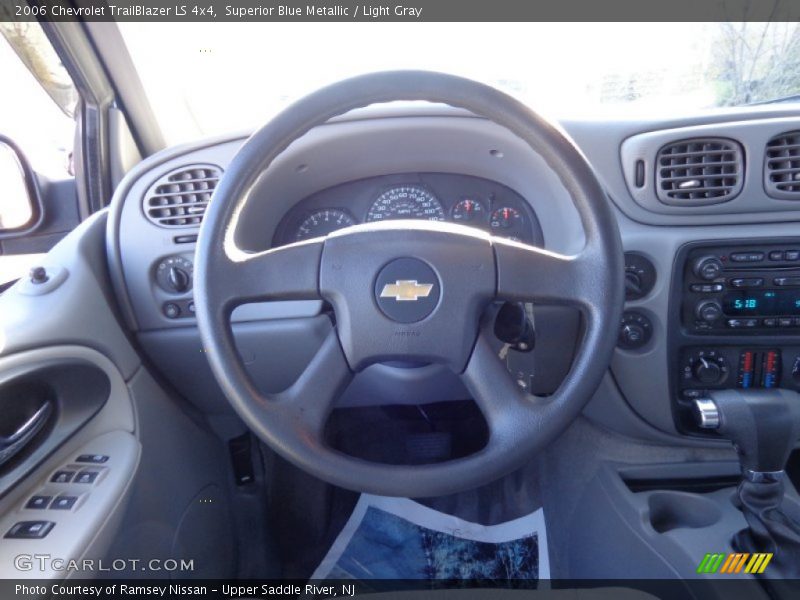 Superior Blue Metallic / Light Gray 2006 Chevrolet TrailBlazer LS 4x4