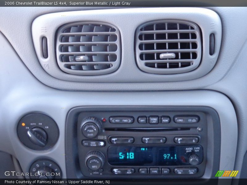 Superior Blue Metallic / Light Gray 2006 Chevrolet TrailBlazer LS 4x4