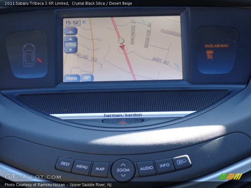 Navigation of 2011 Tribeca 3.6R Limited