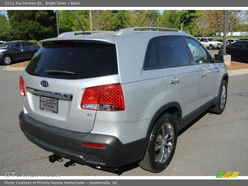 Bright Silver / Black 2011 Kia Sorento EX