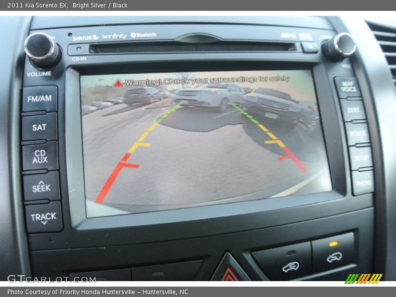 Bright Silver / Black 2011 Kia Sorento EX