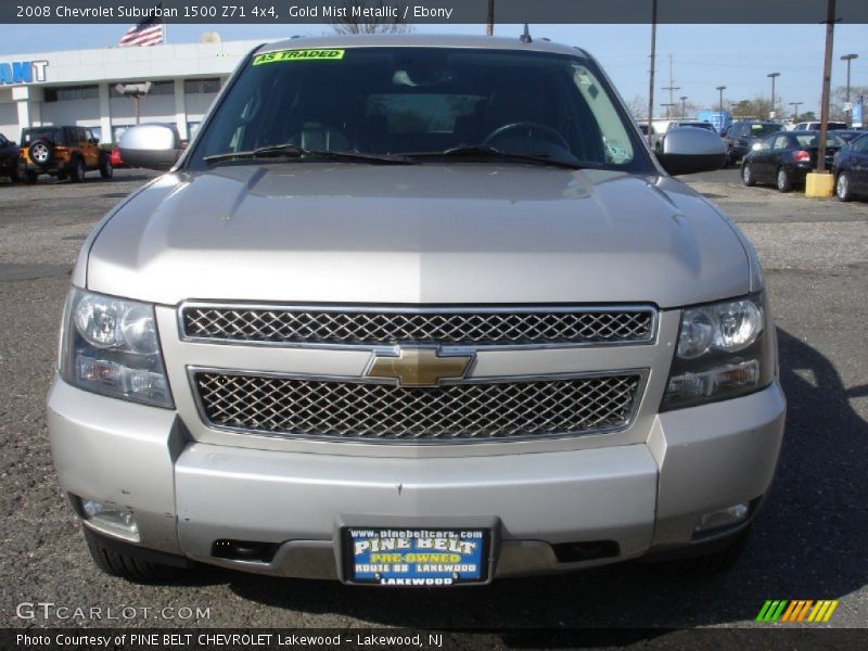 Gold Mist Metallic / Ebony 2008 Chevrolet Suburban 1500 Z71 4x4