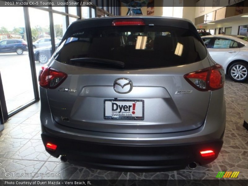 Liquid Silver / Black 2013 Mazda CX-5 Touring