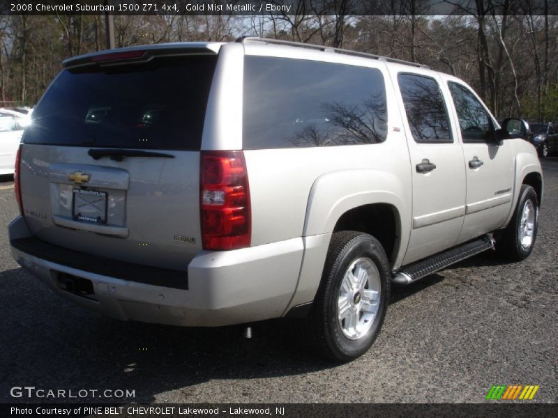 Gold Mist Metallic / Ebony 2008 Chevrolet Suburban 1500 Z71 4x4