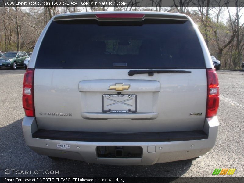 Gold Mist Metallic / Ebony 2008 Chevrolet Suburban 1500 Z71 4x4