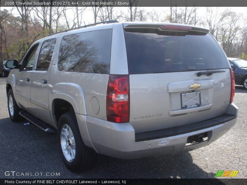 Gold Mist Metallic / Ebony 2008 Chevrolet Suburban 1500 Z71 4x4