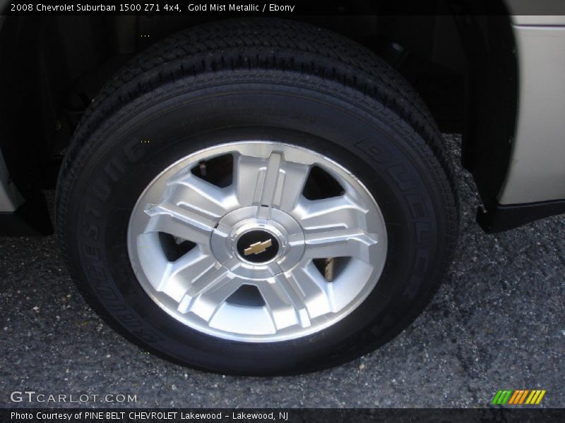 Gold Mist Metallic / Ebony 2008 Chevrolet Suburban 1500 Z71 4x4