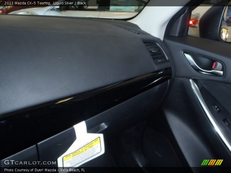 Liquid Silver / Black 2013 Mazda CX-5 Touring
