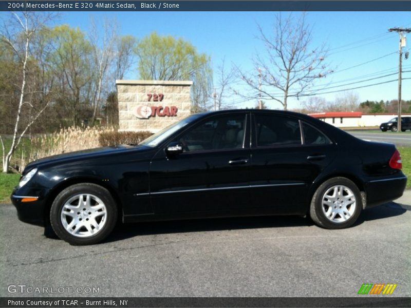 Black / Stone 2004 Mercedes-Benz E 320 4Matic Sedan