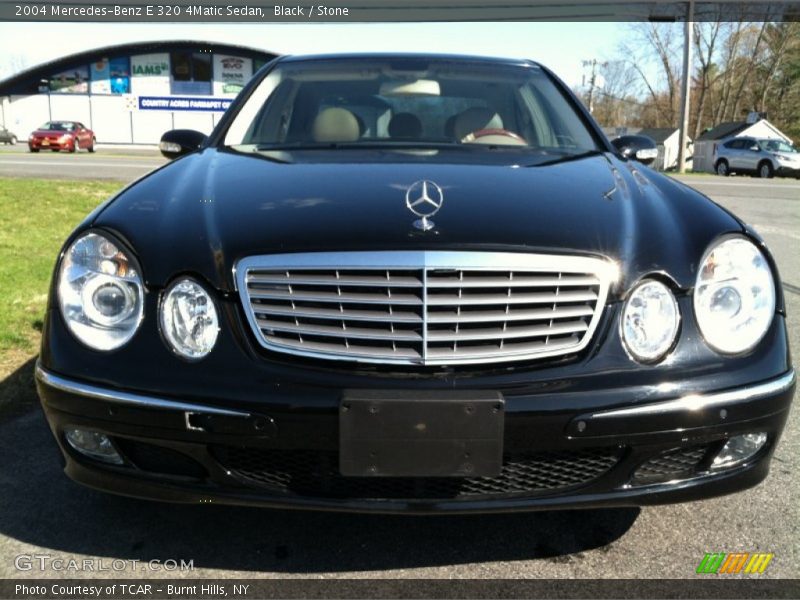 Black / Stone 2004 Mercedes-Benz E 320 4Matic Sedan