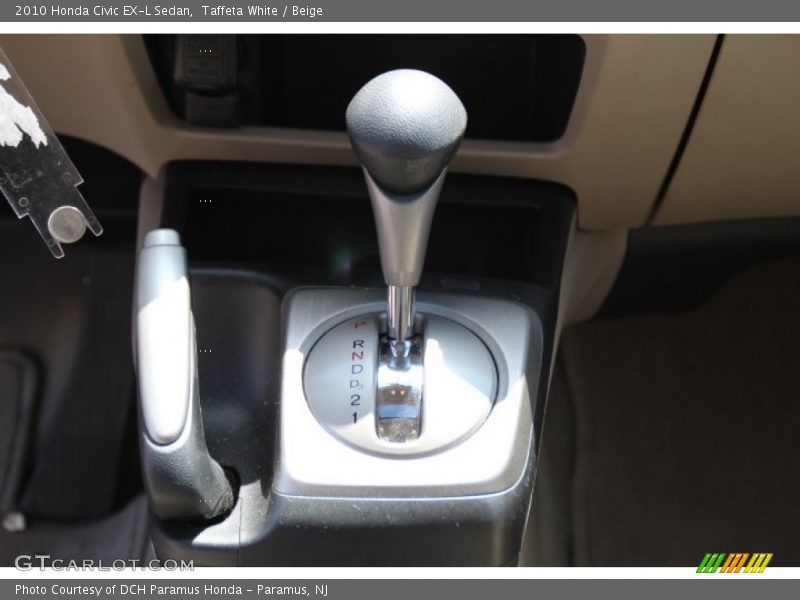  2010 Civic EX-L Sedan 5 Speed Automatic Shifter