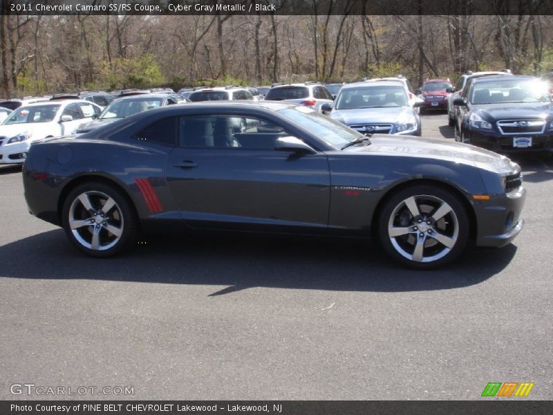 Cyber Gray Metallic / Black 2011 Chevrolet Camaro SS/RS Coupe