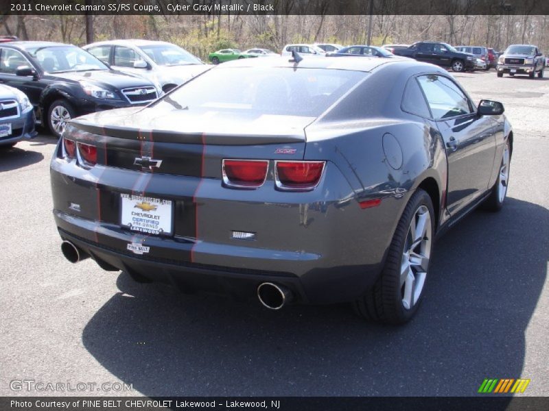 Cyber Gray Metallic / Black 2011 Chevrolet Camaro SS/RS Coupe