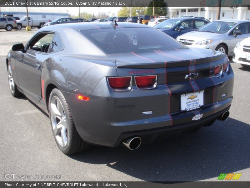 Cyber Gray Metallic / Black 2011 Chevrolet Camaro SS/RS Coupe
