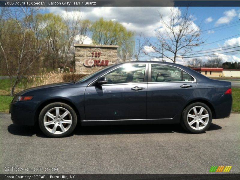 Carbon Gray Pearl / Quartz 2005 Acura TSX Sedan