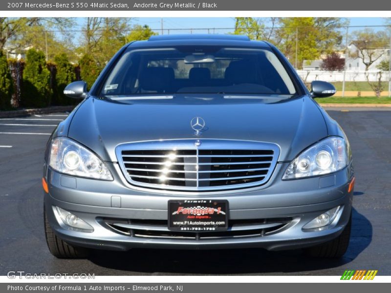 Andorite Grey Metallic / Black 2007 Mercedes-Benz S 550 4Matic Sedan