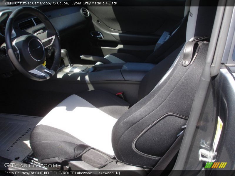 Cyber Gray Metallic / Black 2011 Chevrolet Camaro SS/RS Coupe