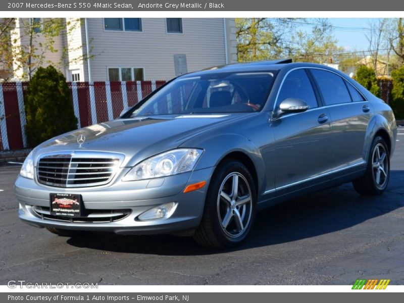 Andorite Grey Metallic / Black 2007 Mercedes-Benz S 550 4Matic Sedan