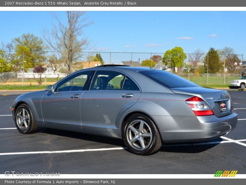 Andorite Grey Metallic / Black 2007 Mercedes-Benz S 550 4Matic Sedan