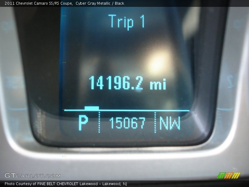 Cyber Gray Metallic / Black 2011 Chevrolet Camaro SS/RS Coupe