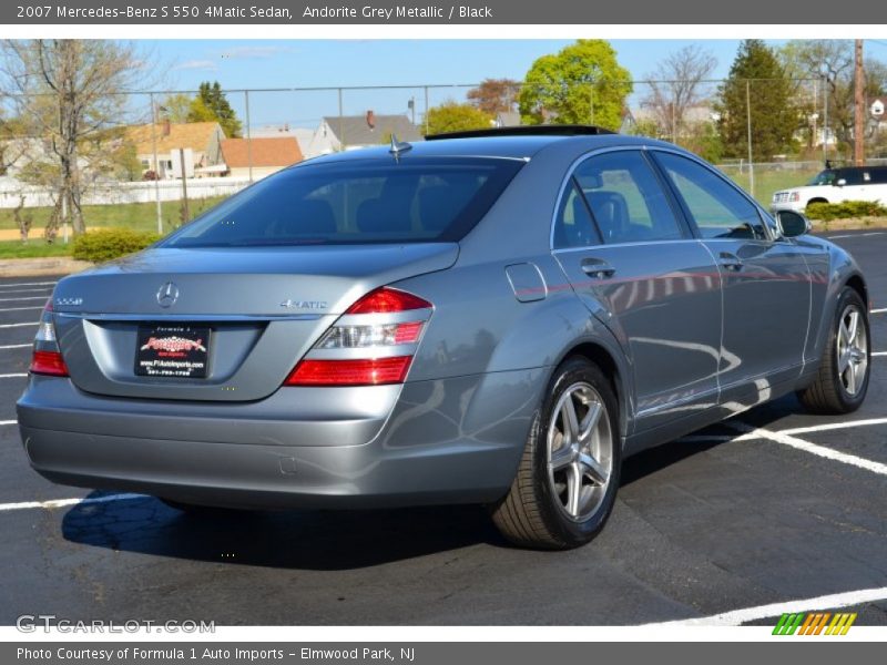 Andorite Grey Metallic / Black 2007 Mercedes-Benz S 550 4Matic Sedan
