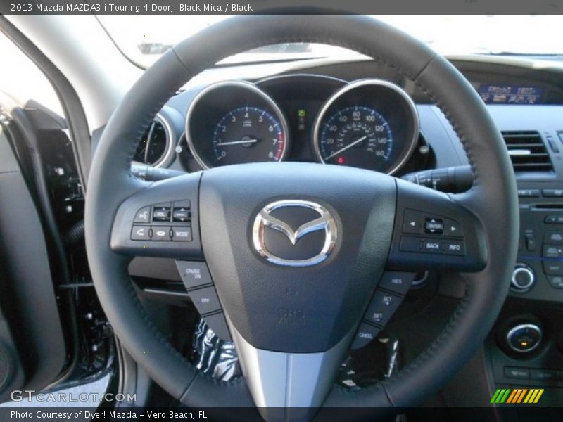 Black Mica / Black 2013 Mazda MAZDA3 i Touring 4 Door
