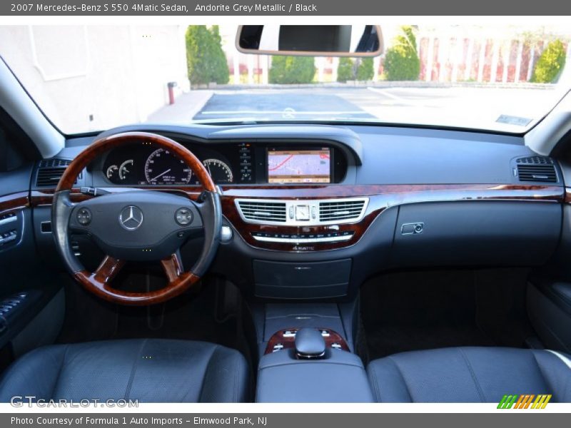 Andorite Grey Metallic / Black 2007 Mercedes-Benz S 550 4Matic Sedan
