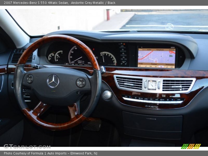 Andorite Grey Metallic / Black 2007 Mercedes-Benz S 550 4Matic Sedan