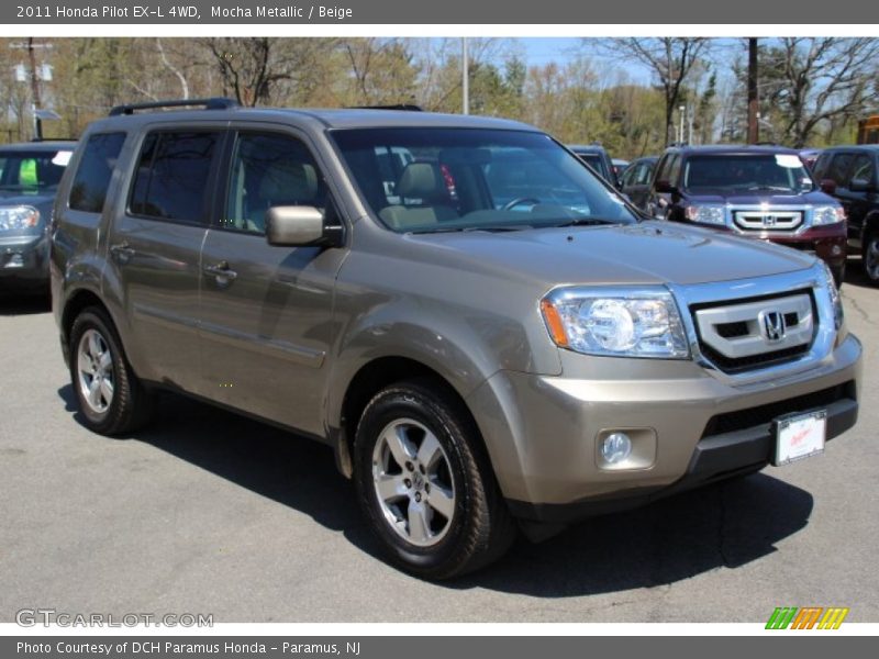 Mocha Metallic / Beige 2011 Honda Pilot EX-L 4WD