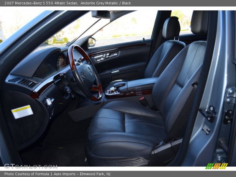 Andorite Grey Metallic / Black 2007 Mercedes-Benz S 550 4Matic Sedan