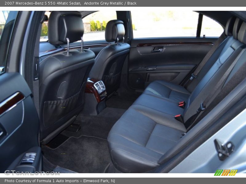 Andorite Grey Metallic / Black 2007 Mercedes-Benz S 550 4Matic Sedan