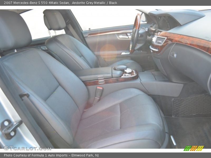 Andorite Grey Metallic / Black 2007 Mercedes-Benz S 550 4Matic Sedan
