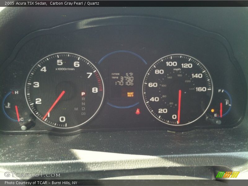 Carbon Gray Pearl / Quartz 2005 Acura TSX Sedan