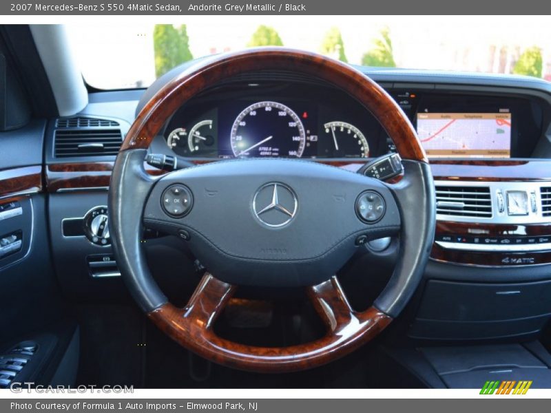 Andorite Grey Metallic / Black 2007 Mercedes-Benz S 550 4Matic Sedan
