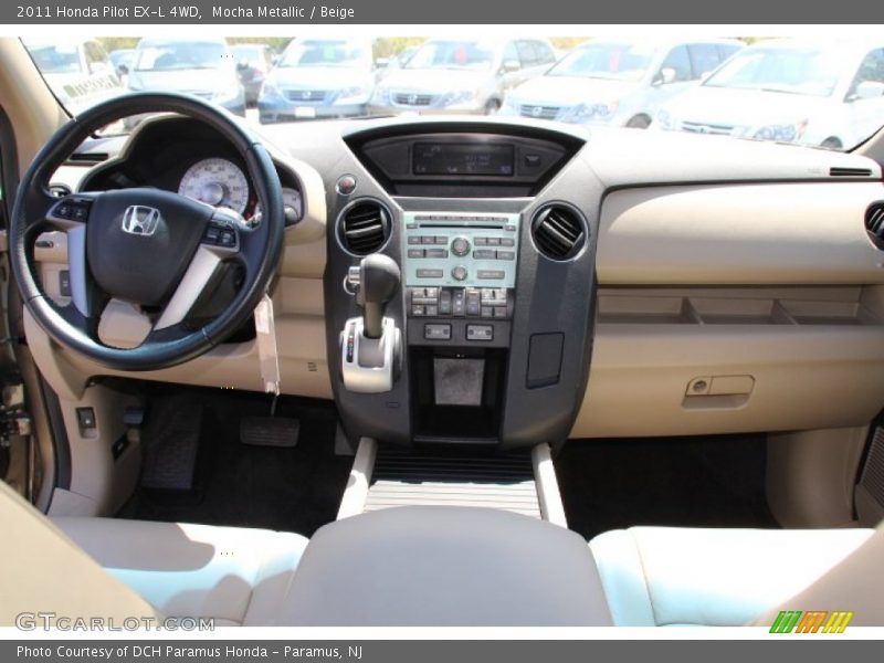 Mocha Metallic / Beige 2011 Honda Pilot EX-L 4WD
