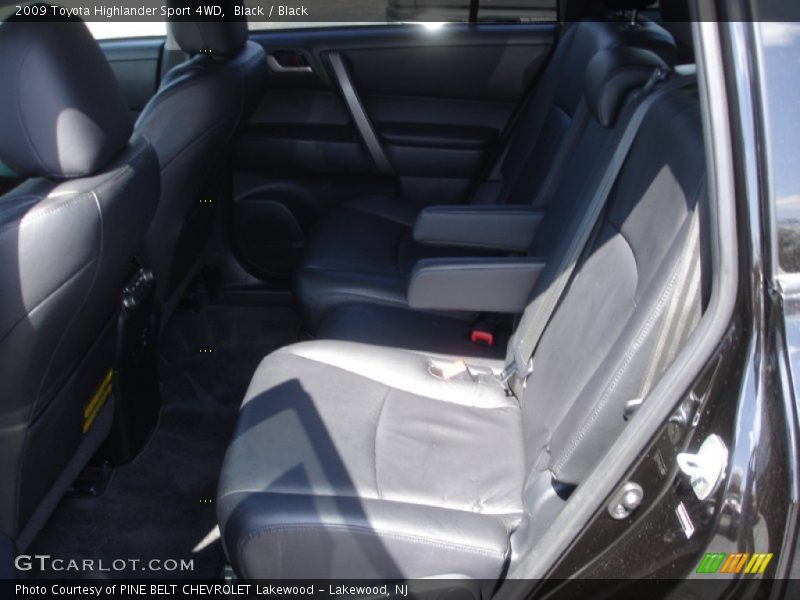 Black / Black 2009 Toyota Highlander Sport 4WD