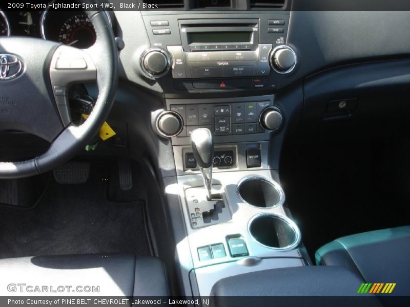 Black / Black 2009 Toyota Highlander Sport 4WD