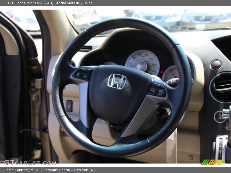 Mocha Metallic / Beige 2011 Honda Pilot EX-L 4WD