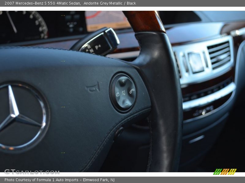 Andorite Grey Metallic / Black 2007 Mercedes-Benz S 550 4Matic Sedan
