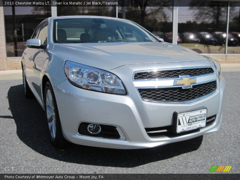 Silver Ice Metallic / Jet Black/Titanium 2013 Chevrolet Malibu LT