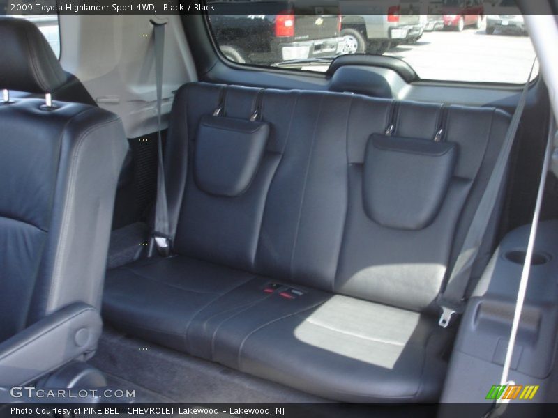 Black / Black 2009 Toyota Highlander Sport 4WD