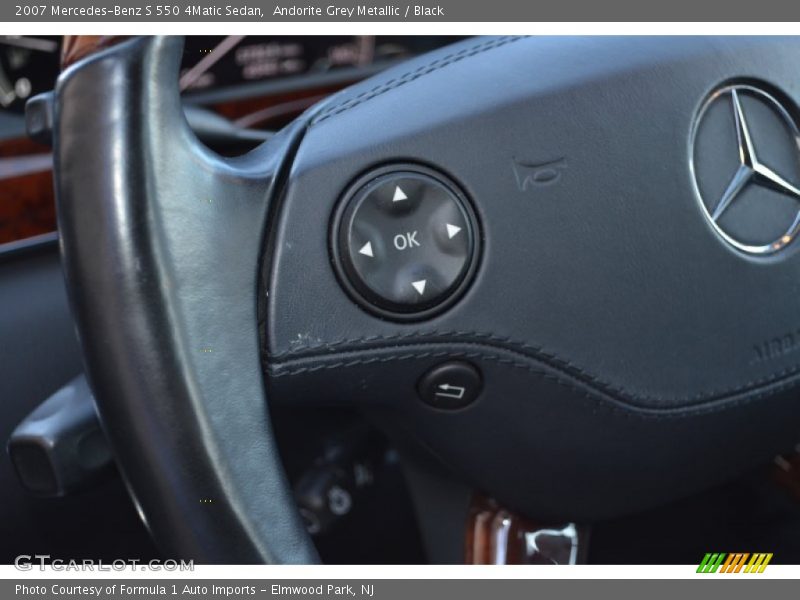 Andorite Grey Metallic / Black 2007 Mercedes-Benz S 550 4Matic Sedan