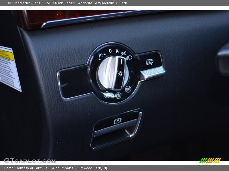 Andorite Grey Metallic / Black 2007 Mercedes-Benz S 550 4Matic Sedan
