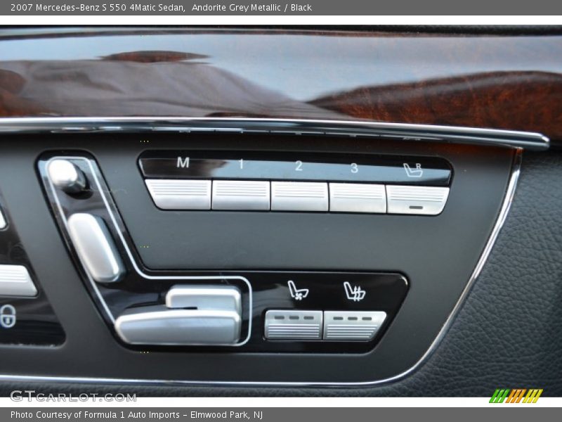 Andorite Grey Metallic / Black 2007 Mercedes-Benz S 550 4Matic Sedan