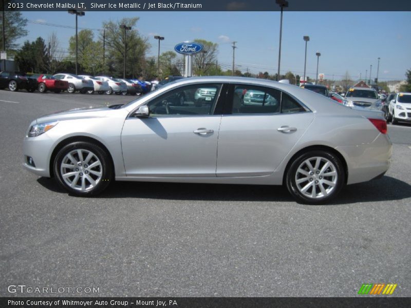 Silver Ice Metallic / Jet Black/Titanium 2013 Chevrolet Malibu LT
