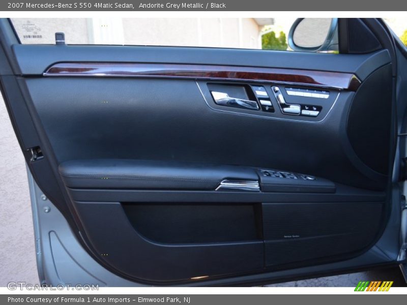 Andorite Grey Metallic / Black 2007 Mercedes-Benz S 550 4Matic Sedan