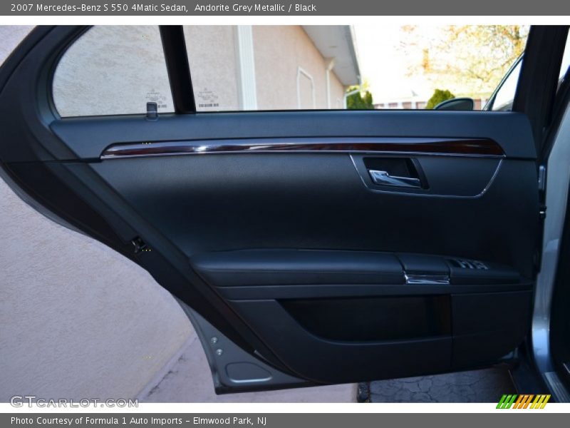 Andorite Grey Metallic / Black 2007 Mercedes-Benz S 550 4Matic Sedan