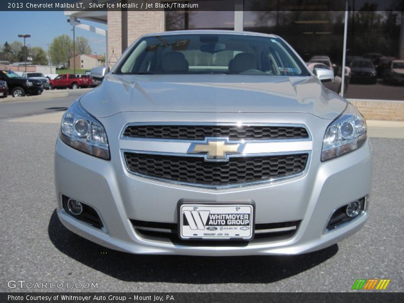Silver Ice Metallic / Jet Black/Titanium 2013 Chevrolet Malibu LT